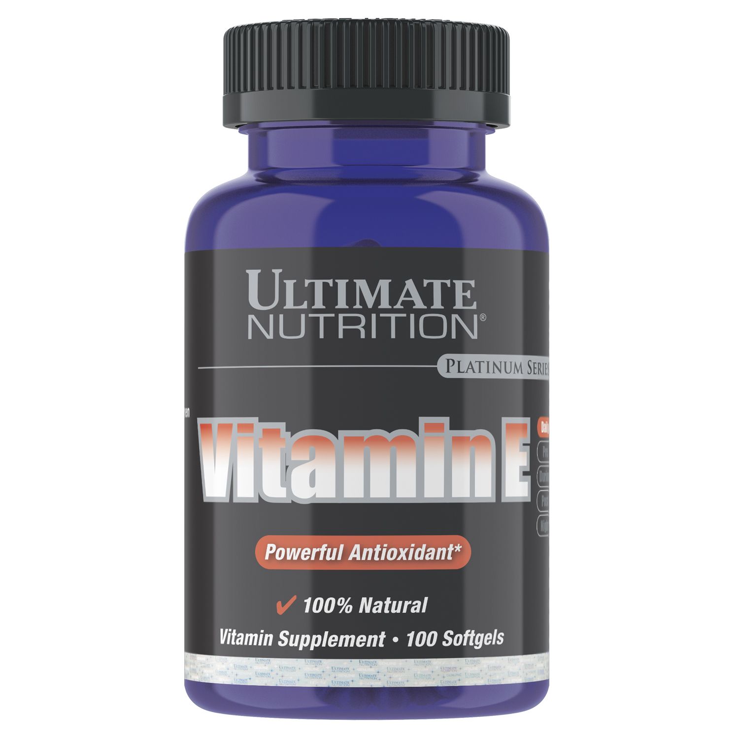 

Витамин Е Ultimate Nutrition Vitamin E 400 IU 100 капсул, Витамин Е