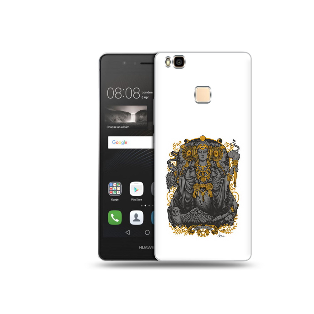 

Чехол MyPads Tocco для Huawei P9 Lite божество с золотыми элементами (PT74547.57.241), Прозрачный, Tocco