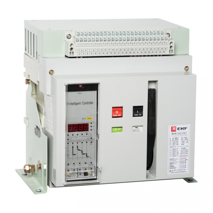 Автоматический выключатель EKF PROxima ВА-45 2000/2000А 3P 50кА mccb45-2000-2000 стацион.