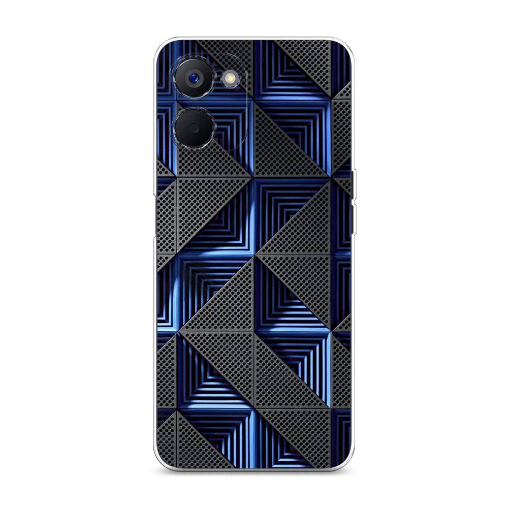 

Чехол на Realme V20 "IBM", Серый;синий, 2512950-3