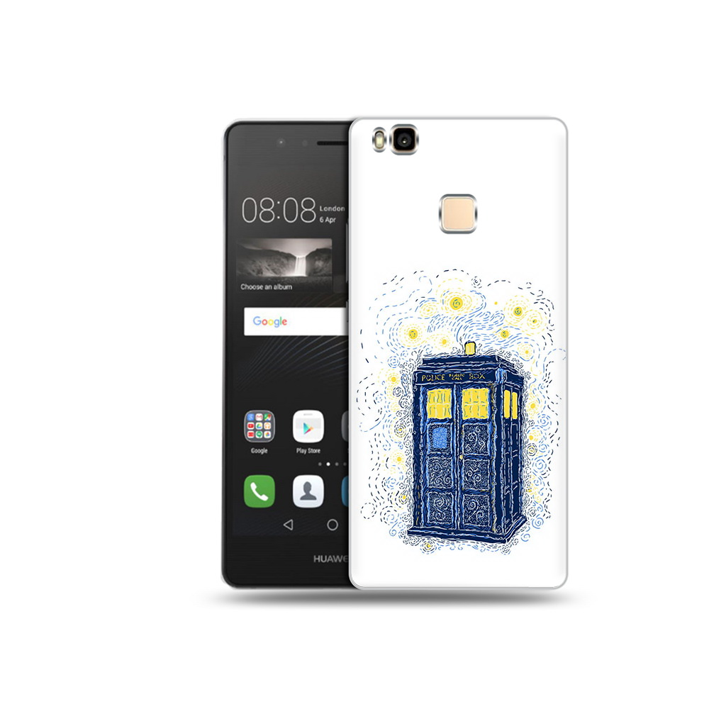 

Чехол MyPads Tocco для Huawei P9 Lite будка рисунок (PT74547.57.249), Прозрачный, Tocco