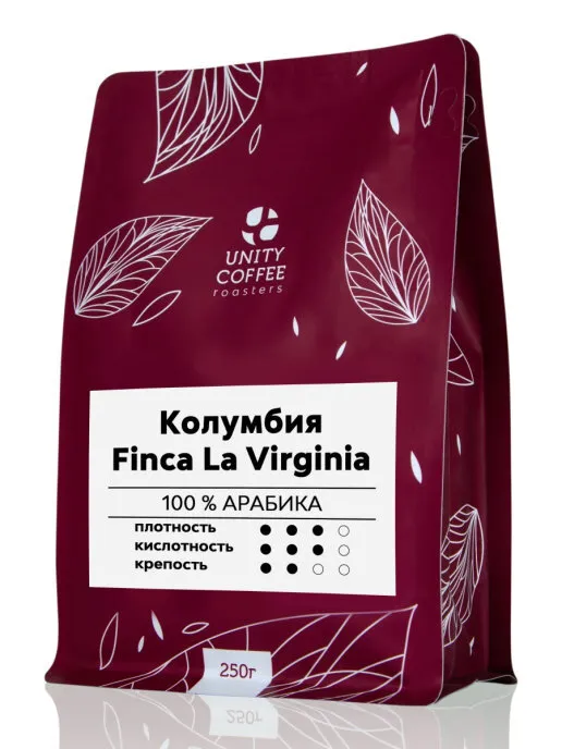 

Кофе в зернах Unity coffee Колумбия Finka, 250 гр