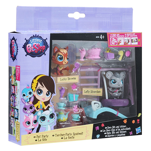 фото Игровой набор littlest pet shop a7642 стильный мини-набор №2 - lucky browne