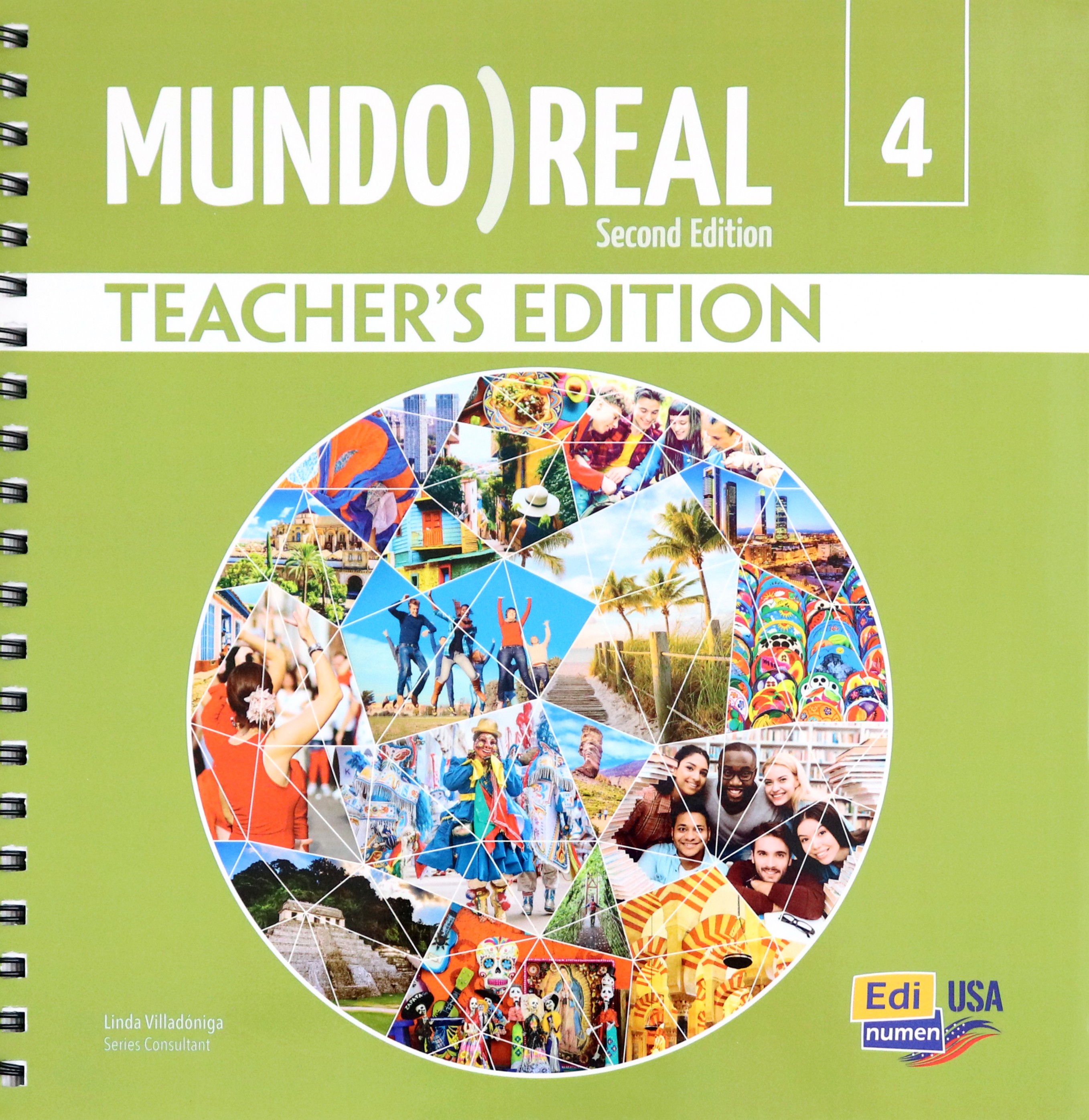 

Mundo Real 4. 2nd Edition. Teacher's Edition + Online access code