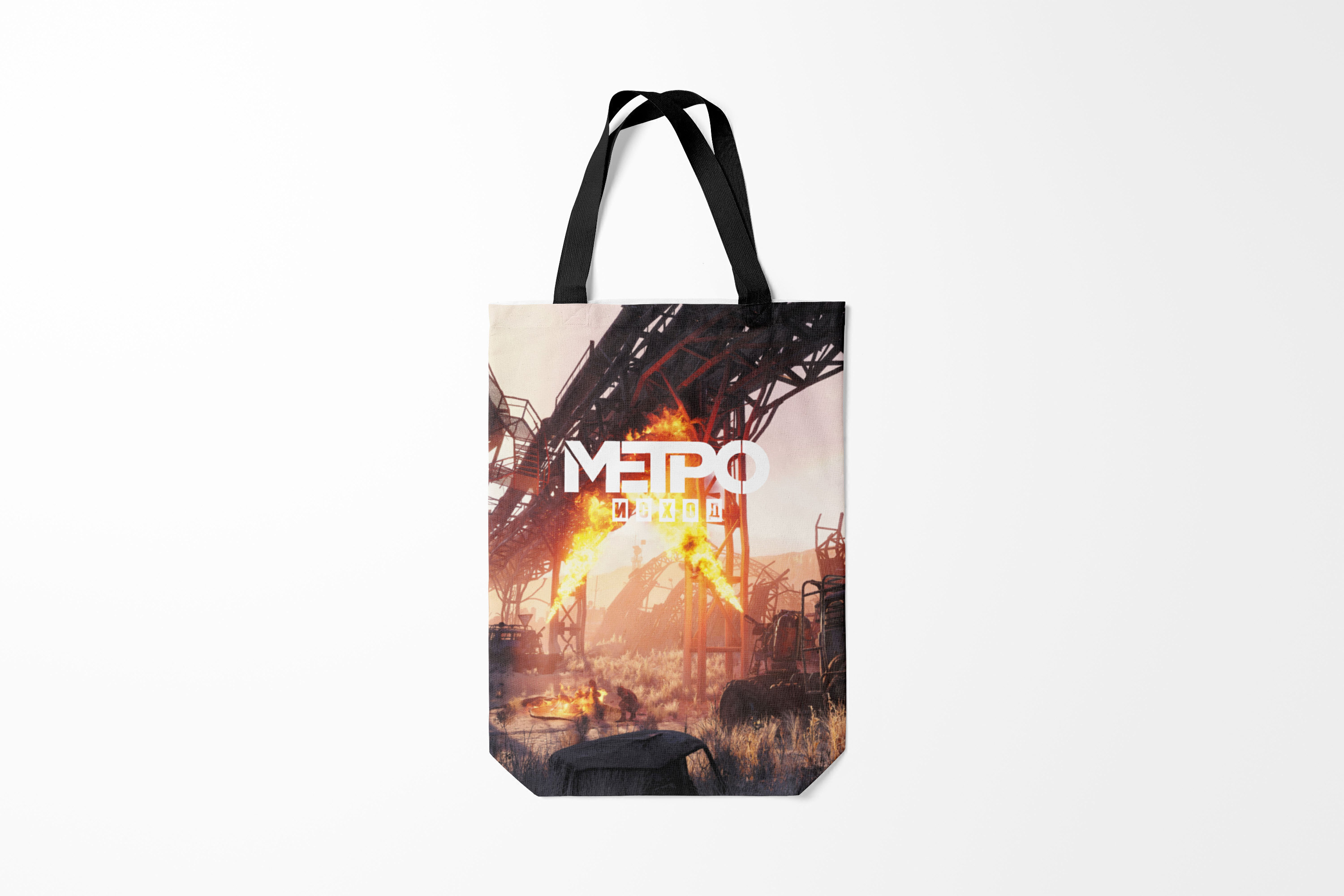 

Сумка шoппер унисекс Burnettie Metro Exodus, разноцветный, Metro Exodus
