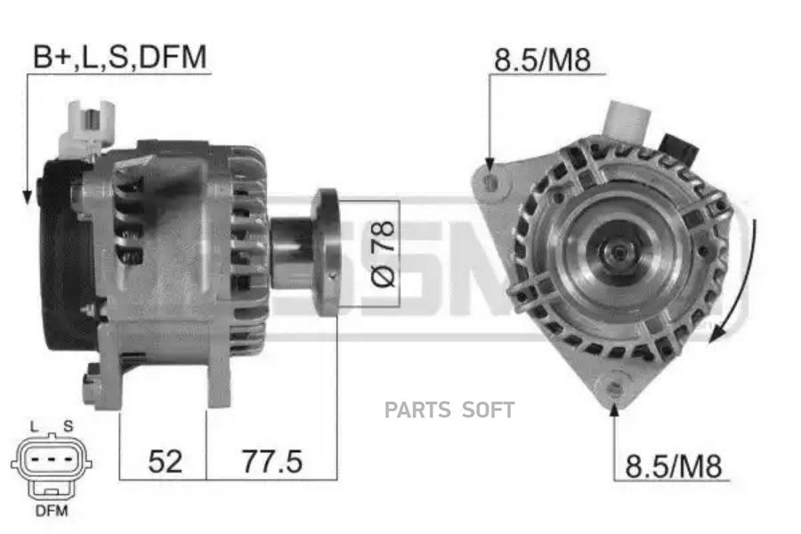 

Генератор ford focus ii 105a 04-