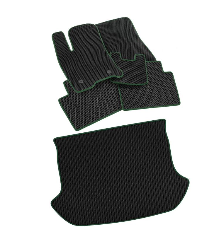 

EVA коврики для Volvo XC70 2007-2016 ViceCar Вольво ХС70 AM47005R темно-зеленый, XC70