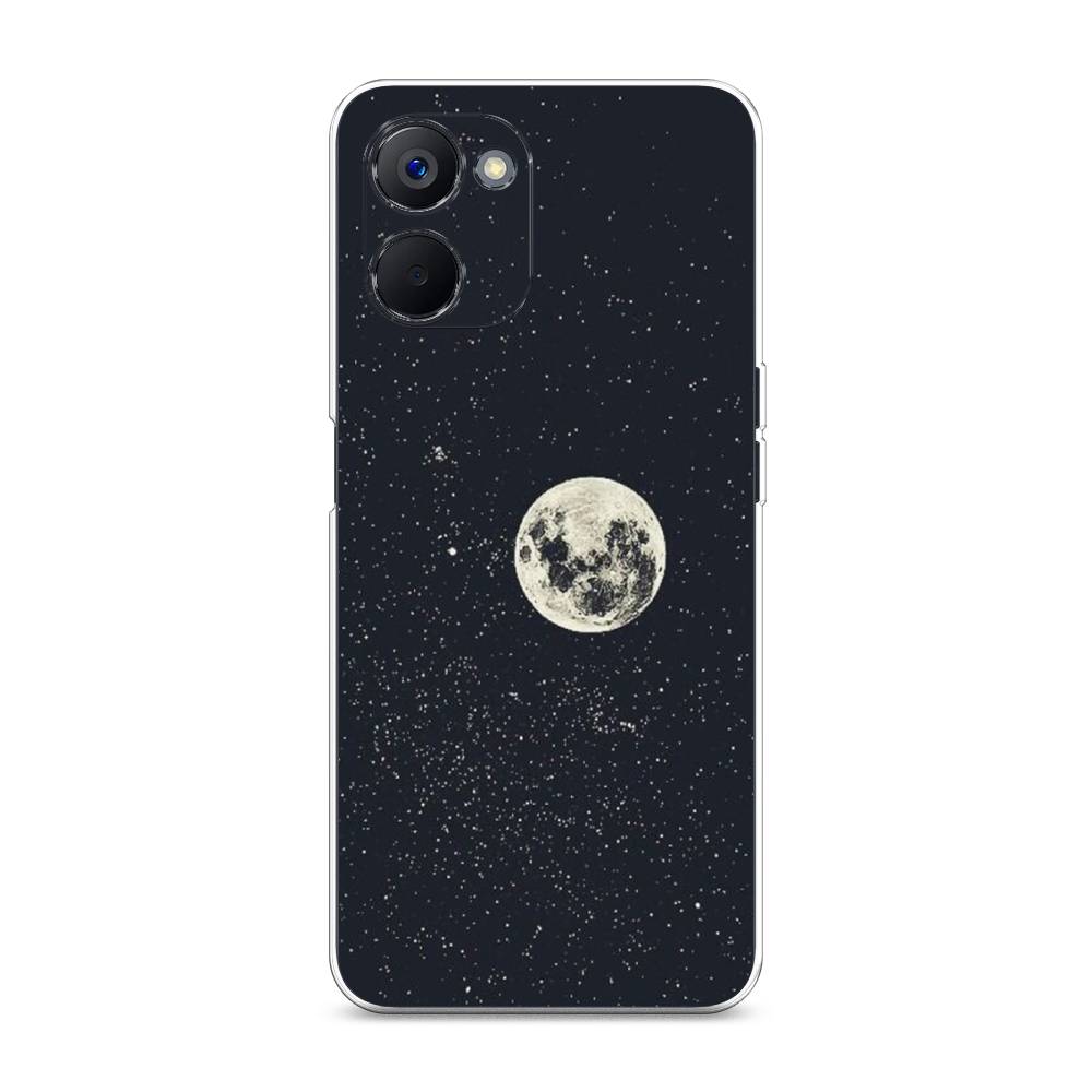 

Чехол на Realme V20 "Полнолуние", Красный, 2512950-2