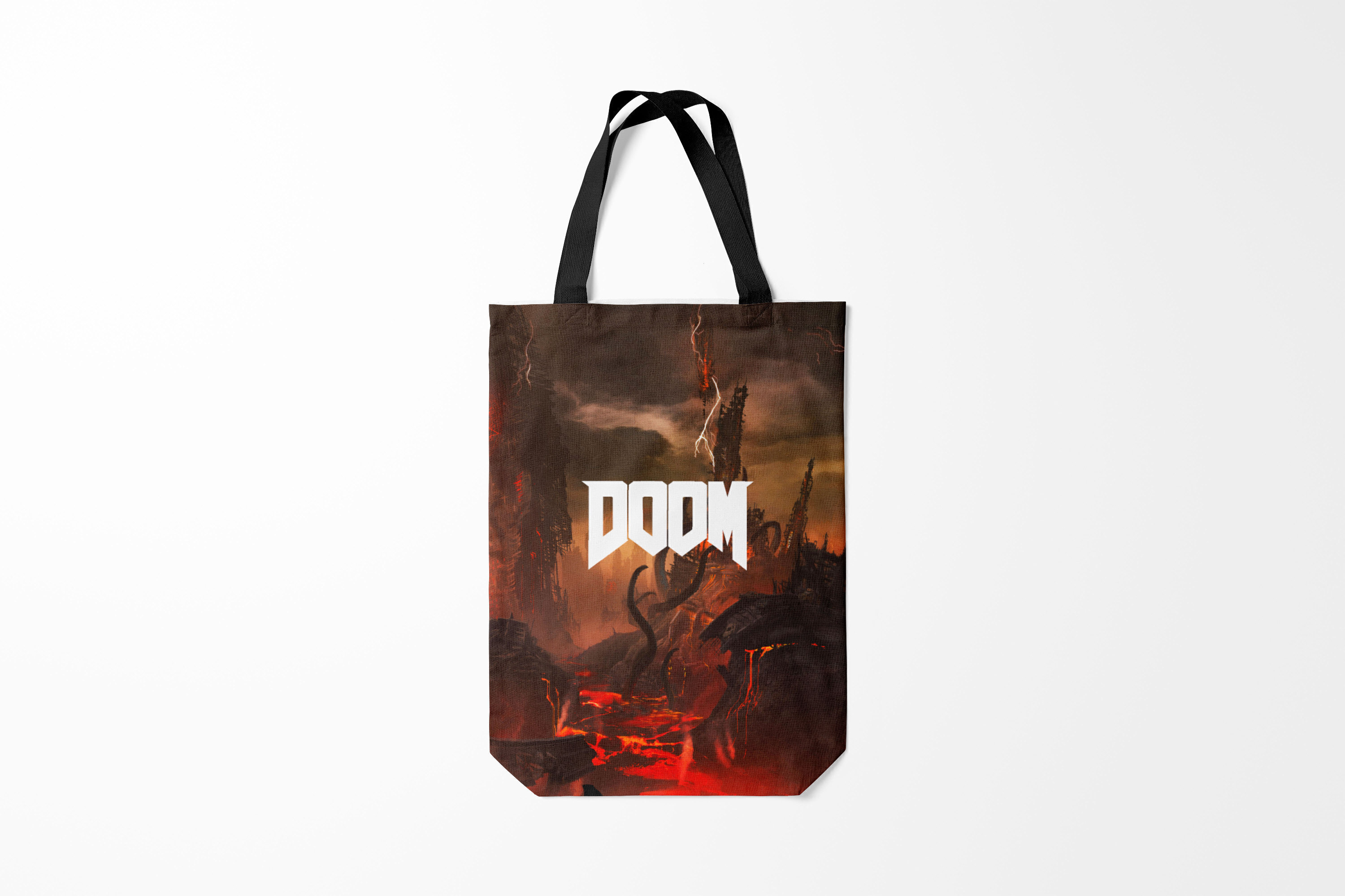 

Сумка шoппер унисекс Burnettie Doom, разноцветный, Doom