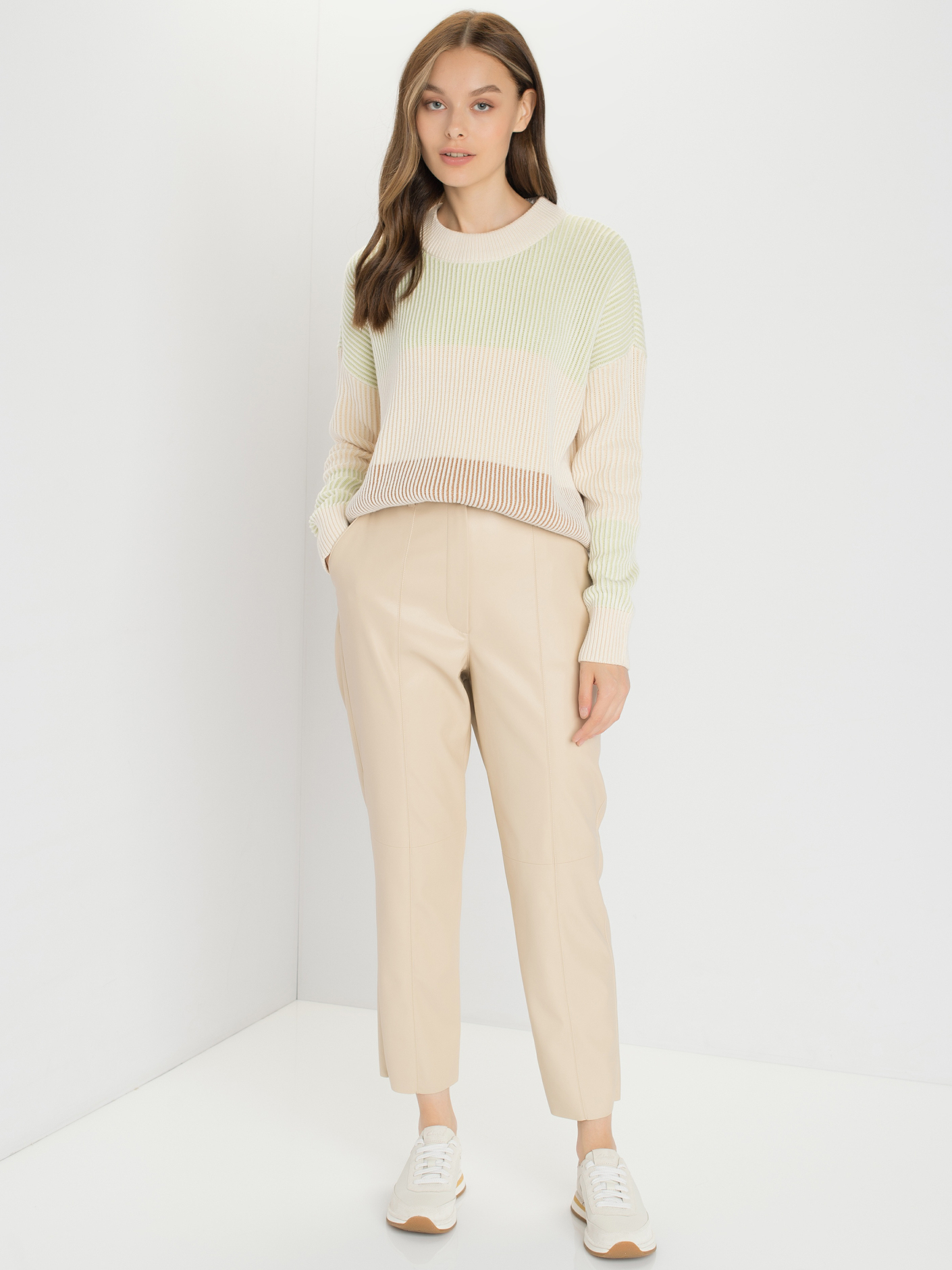 

Брюки женские TAIFUN by GERRY WEBER 120001-11053-9350 бежевые 44, 120001-11053-9350