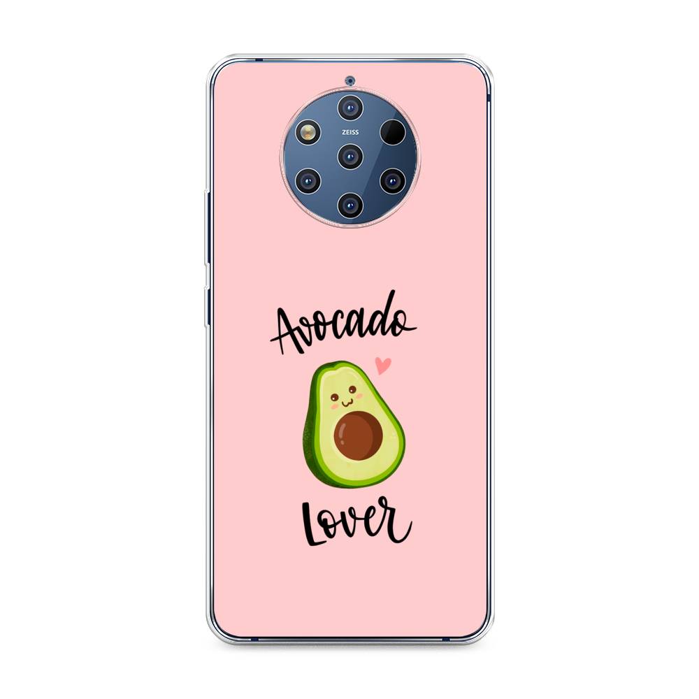 

Чехол на Nokia 9 Pure View "Avocado lover", Розовый;зеленый, 122350-6