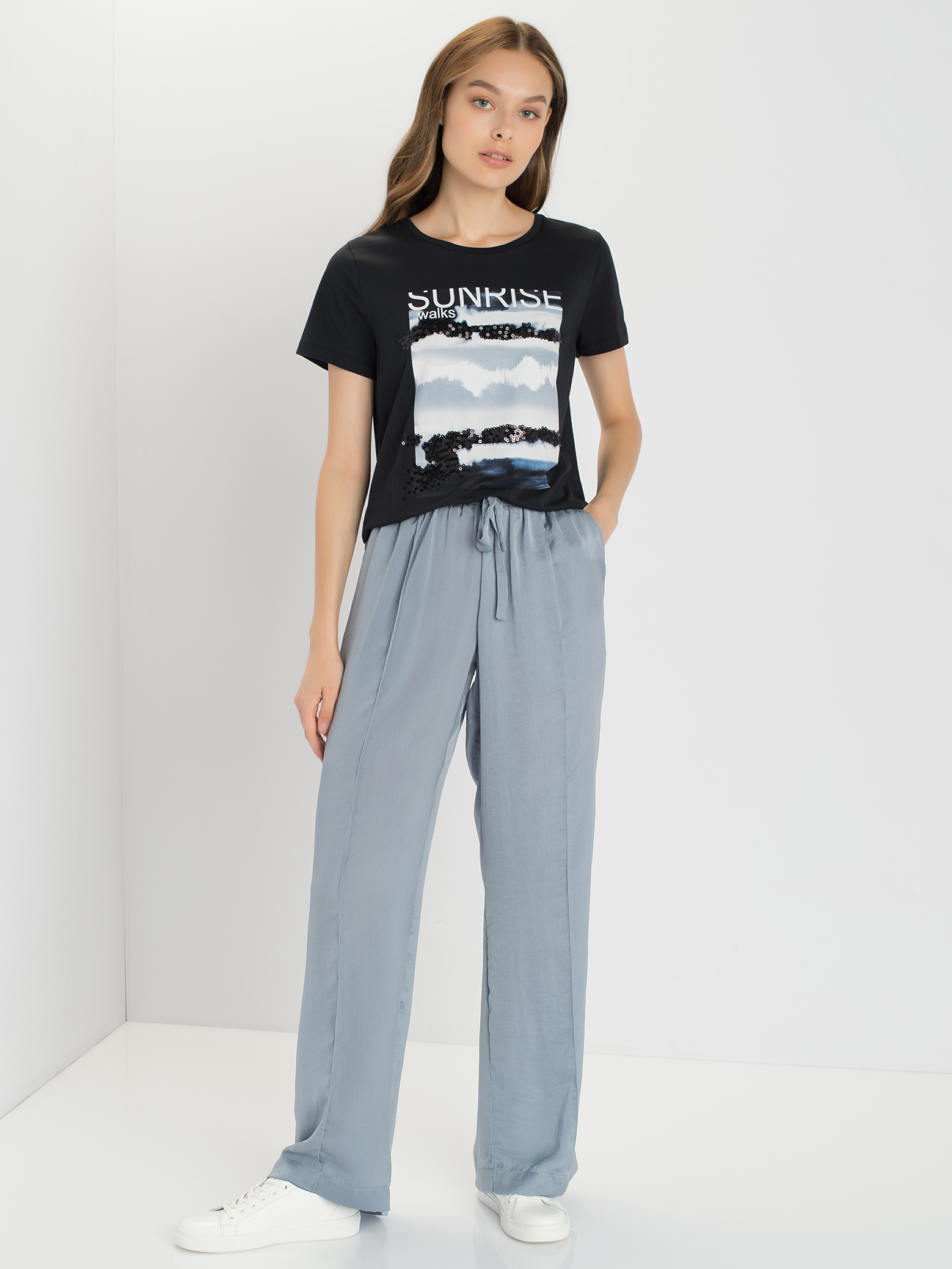 

Брюки женские TAIFUN by GERRY WEBER 120004-11003-8540 голубые 38, 120004-11003-8540