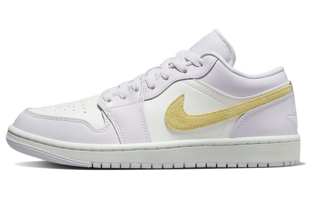 

Кеды унисекс Jordan Air Jordan 1 Low WMNS Barely Grape белые 41 EU, Белый, Air Jordan 1 Low WMNS Barely Grape