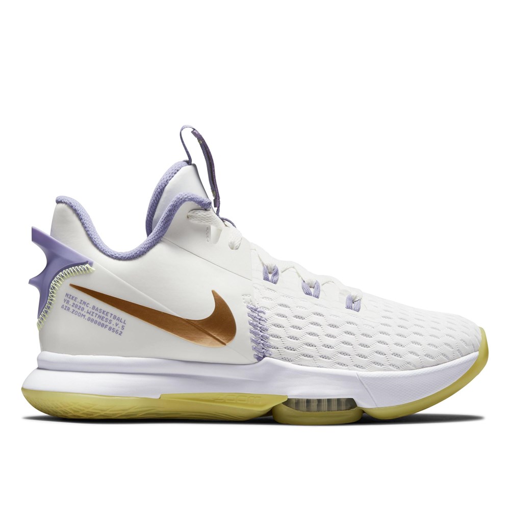 фото Кроссовки мужские nike lebron cq9380 белые 9 us