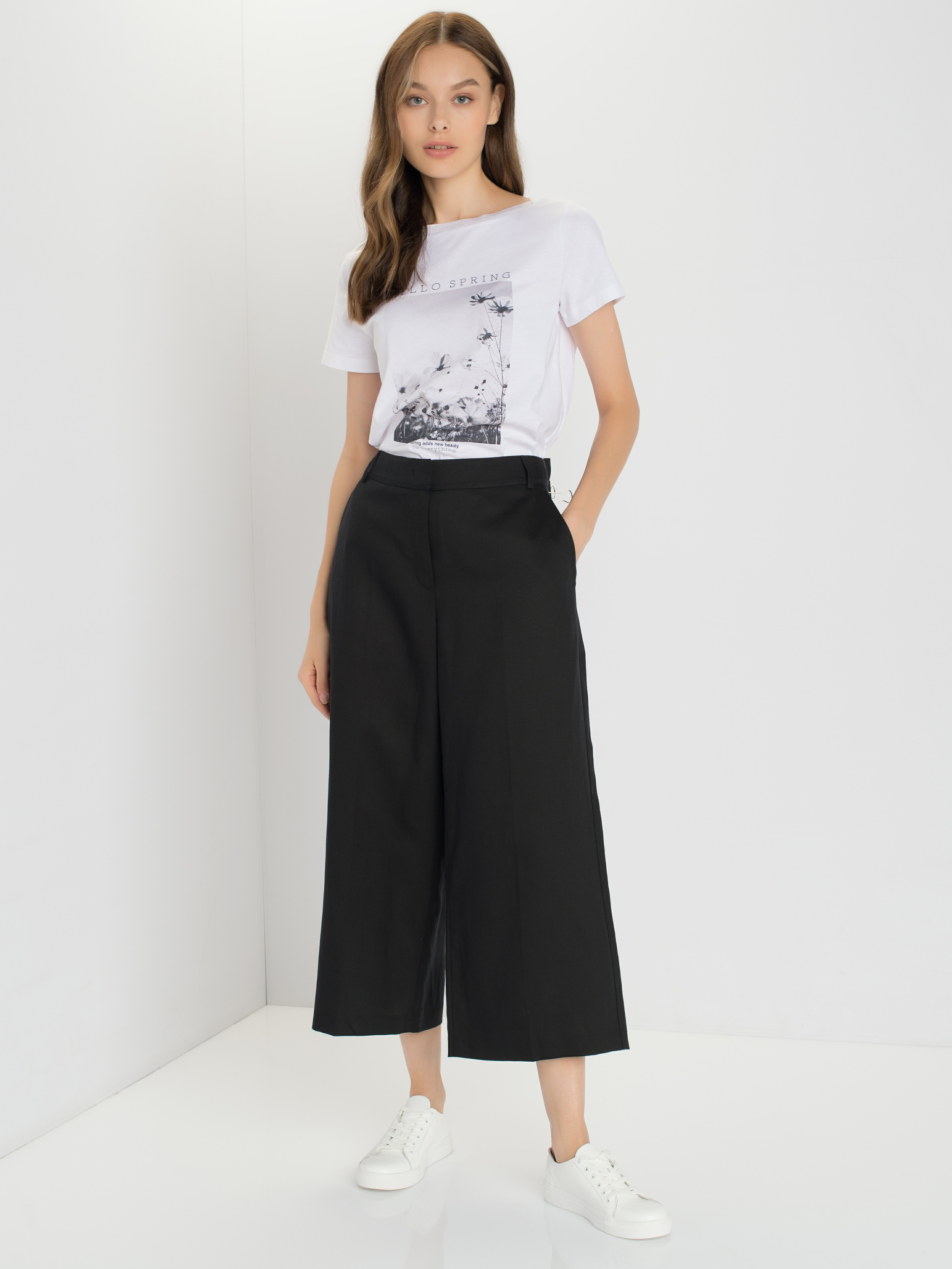 

Брюки женские TAIFUN by GERRY WEBER 120015-11060-1100 черные 38, 120015-11060-1100