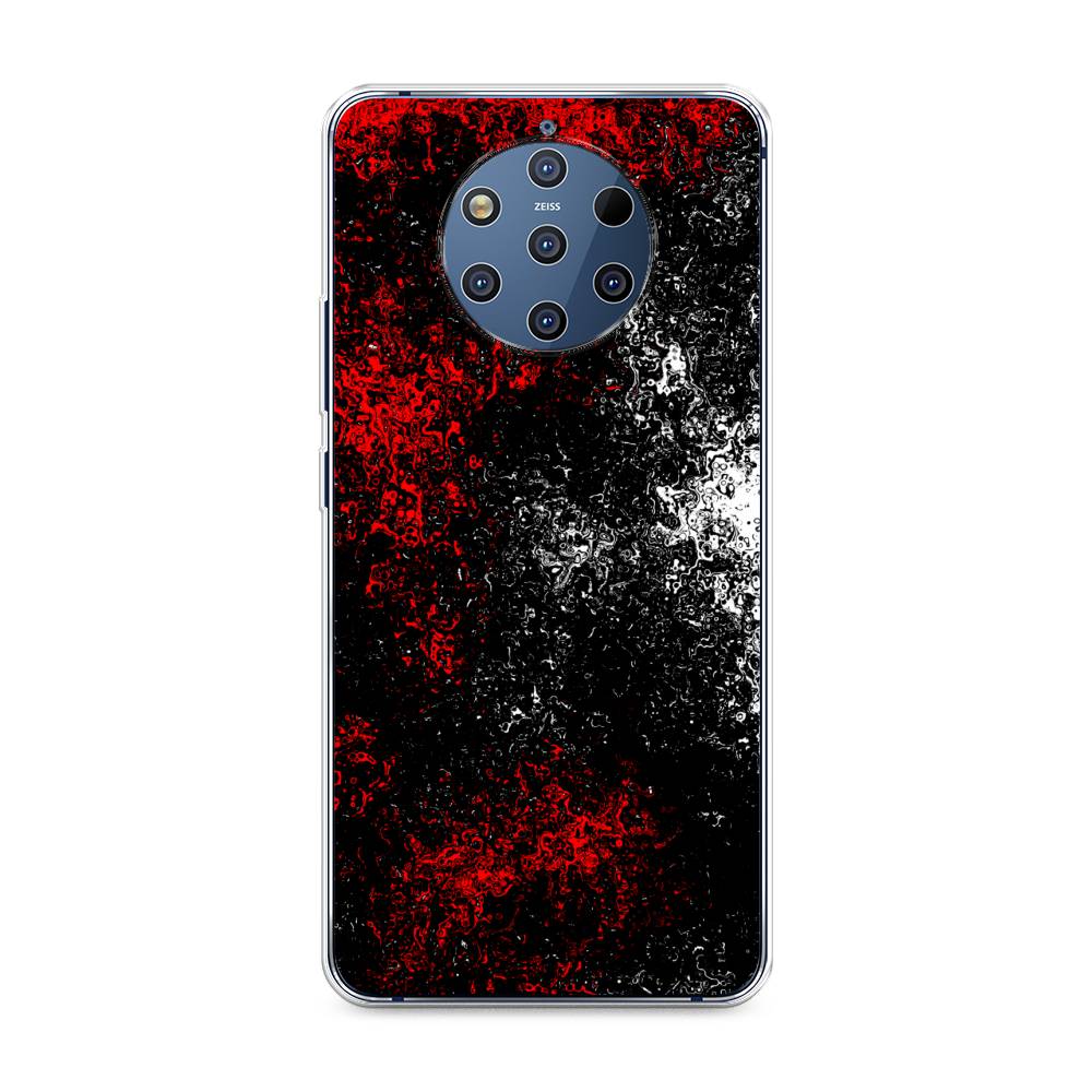 

Чехол на Nokia 9 Pure View "Монотипия", Красный;черный;белый, 122350-3
