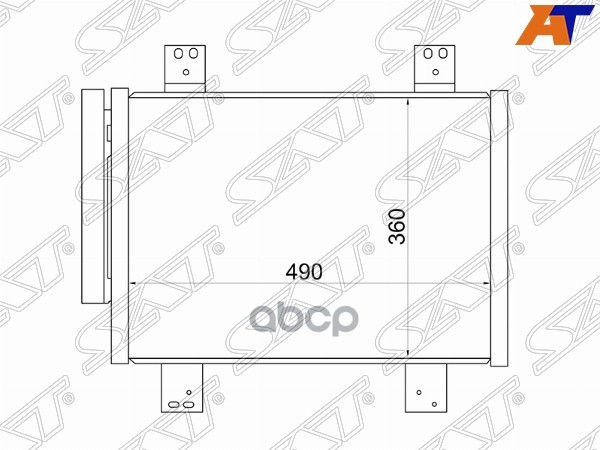 

Радиатор Кондиционера Daihatsu Terios/Be-Go J2 E 06- Sat арт. ST-DA01-394-0