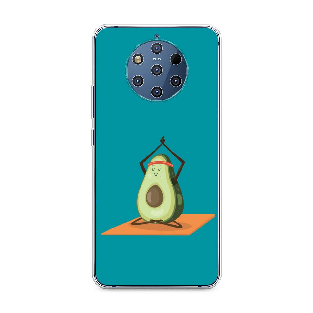 

Чехол на Nokia 9 Pure View "Расслабься с авокадо", Голубой, 122350-6