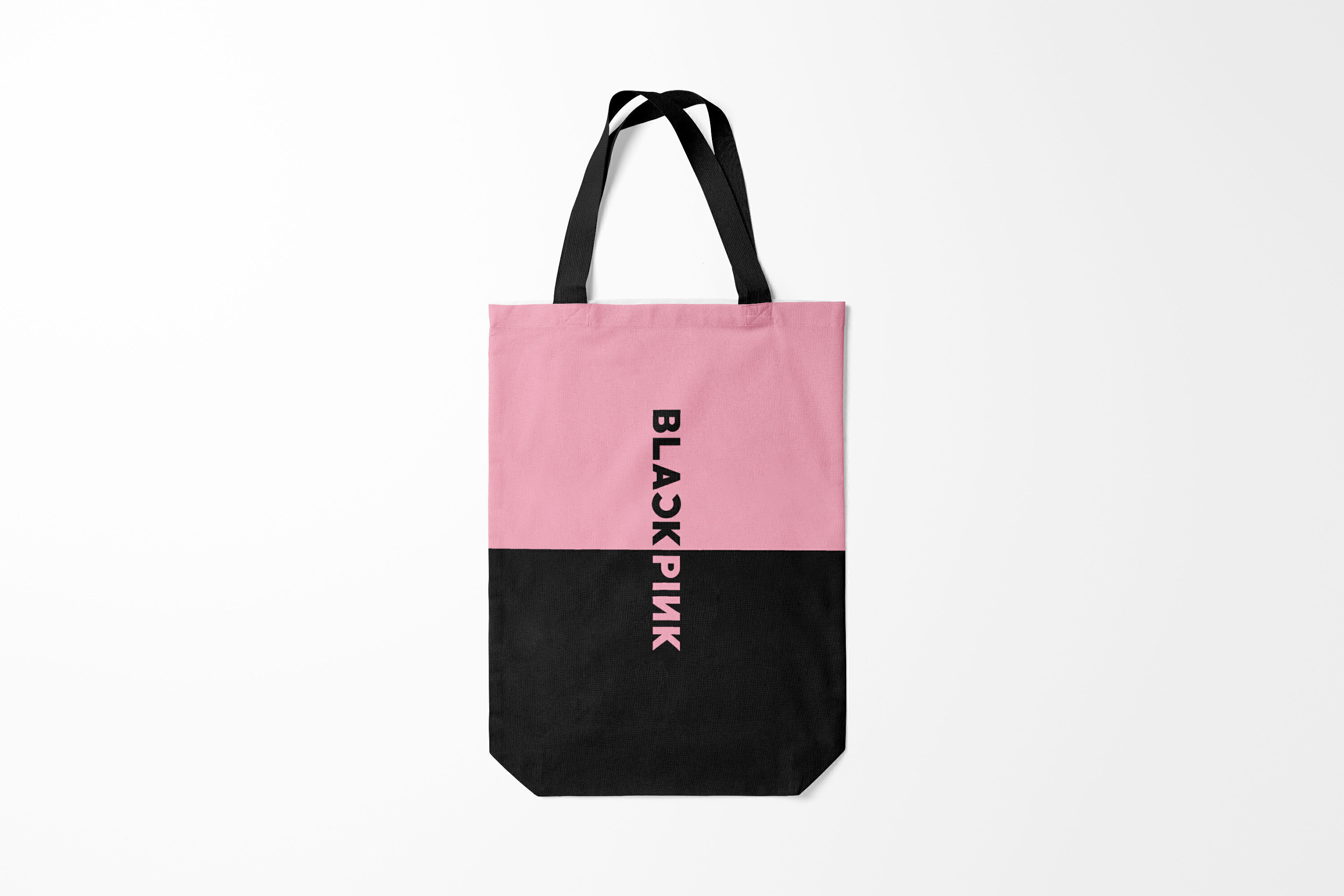 

Сумка шoппер унисекс Burnettie BLACKPINK, черный; розовый, BLACKPINK