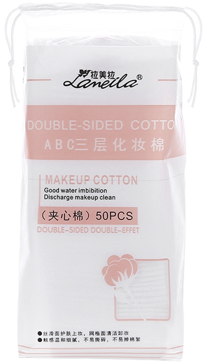 фото Laneila хлопковые ватные диски sandwich cotton pads