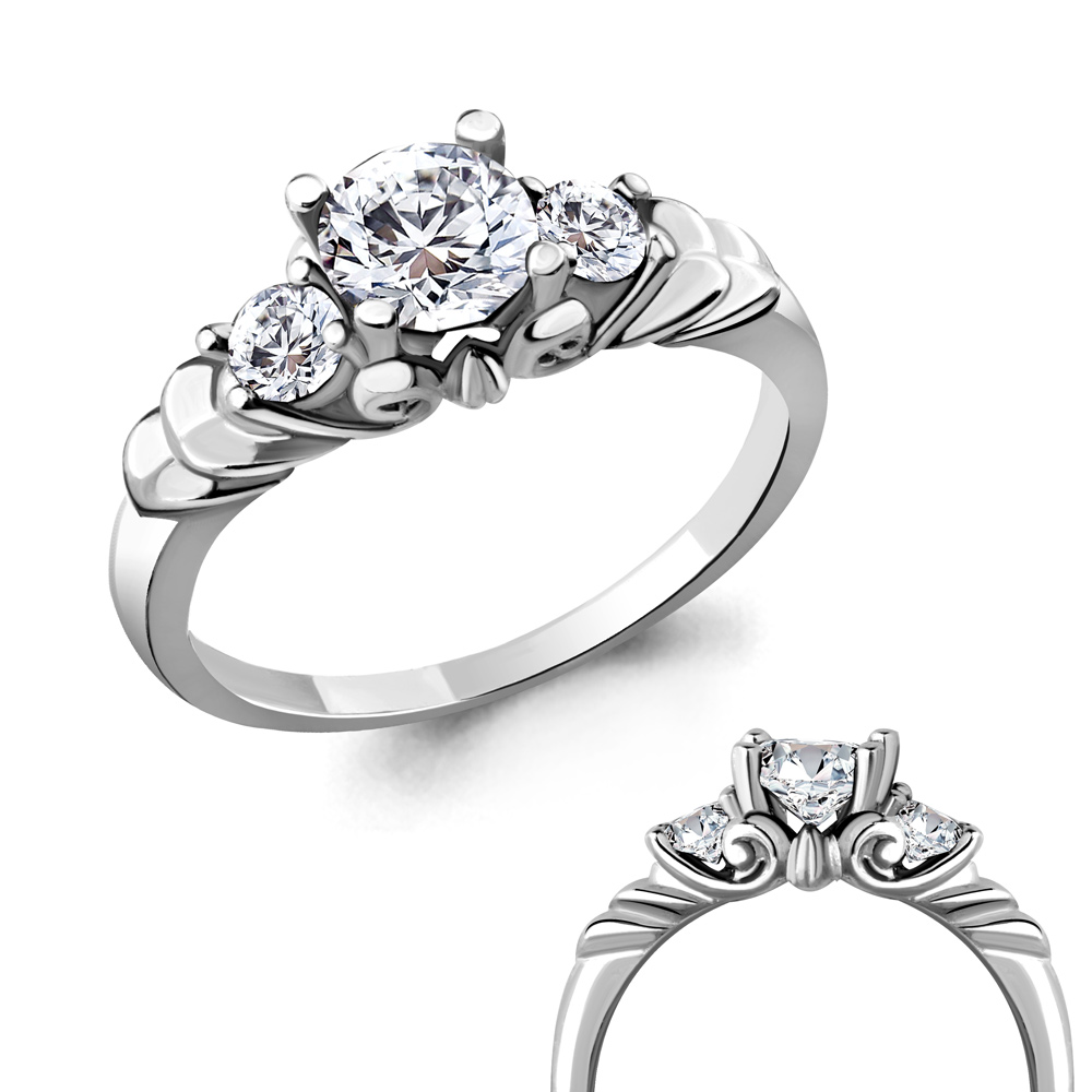 

Кольцо из серебра р. 17,5 AQUAMARINE 63983_925_р, 63983_925_р