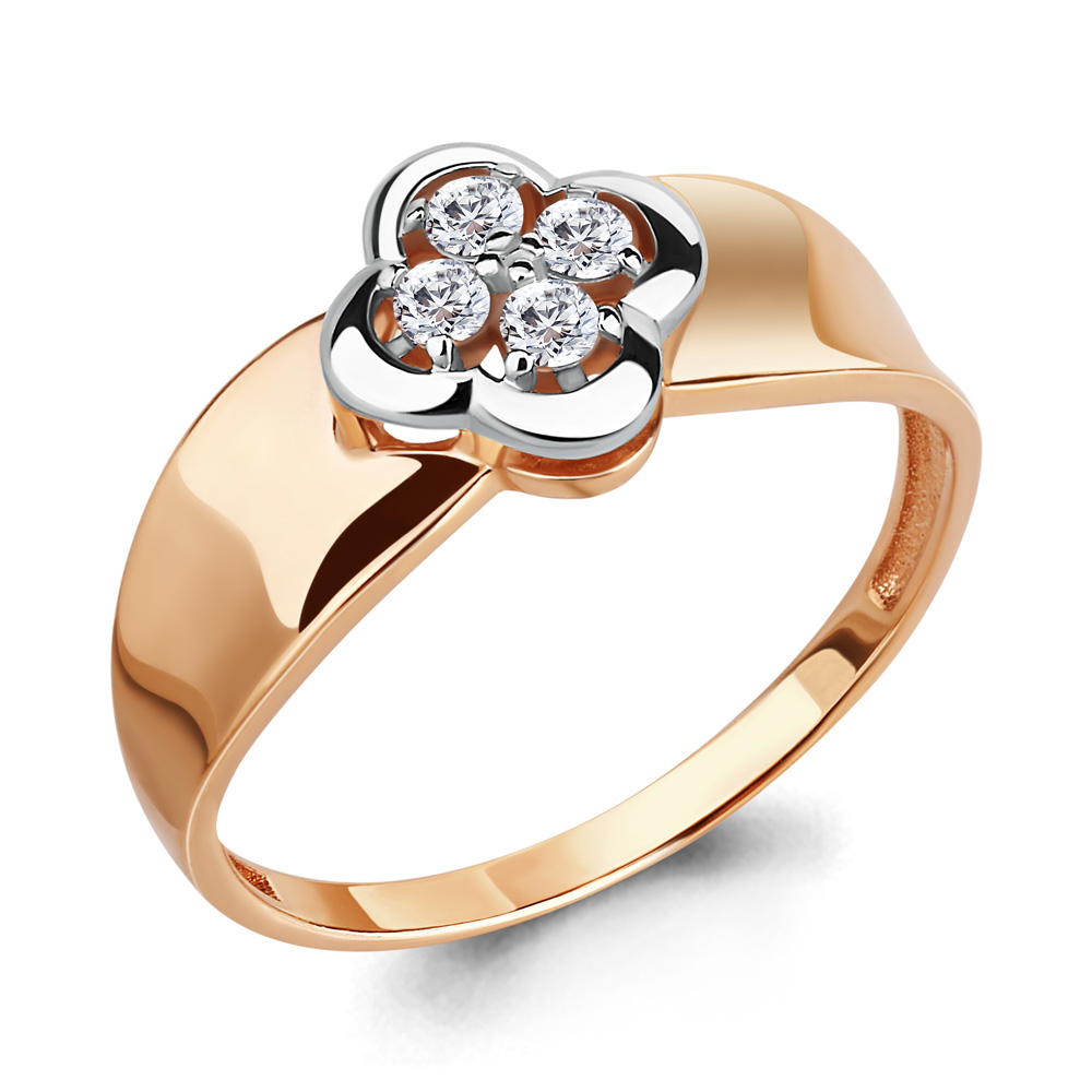 

Кольцо из серебра р.  AQUAMARINE 68262А_925_з, 68262А_925_з
