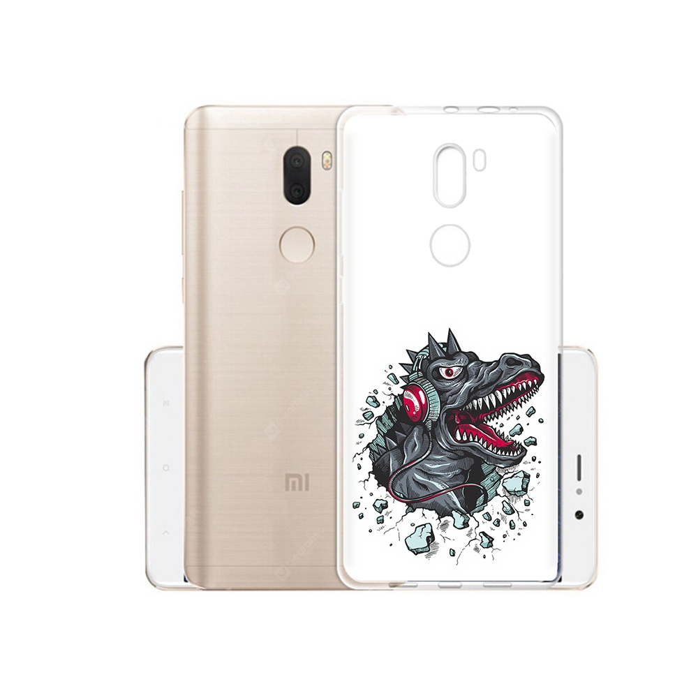

Чехол MyPads Tocco для Xiaomi Mi 5S Plus Нарисованный динозавр в наушниках, Прозрачный, Tocco