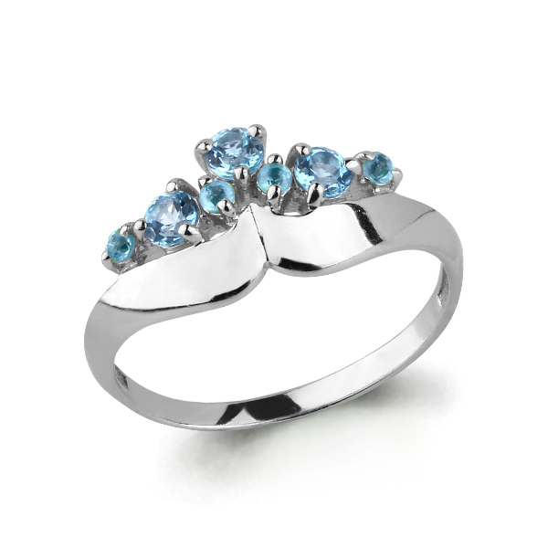 

Кольцо из серебра р.  AQUAMARINE 6568805_925_р, 6568805_925_р