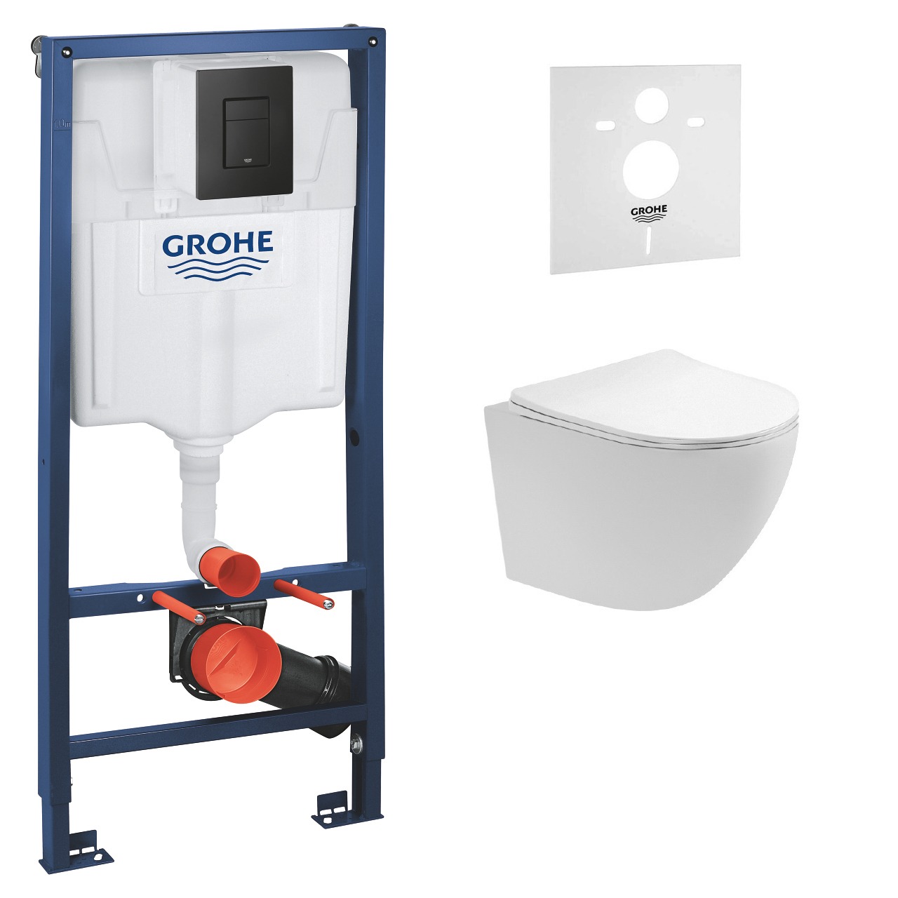 

Комплект инсталляции GROHE с унитазом Aquatek ЕВРОПА и сиденьем с микролифтом (NW0153)