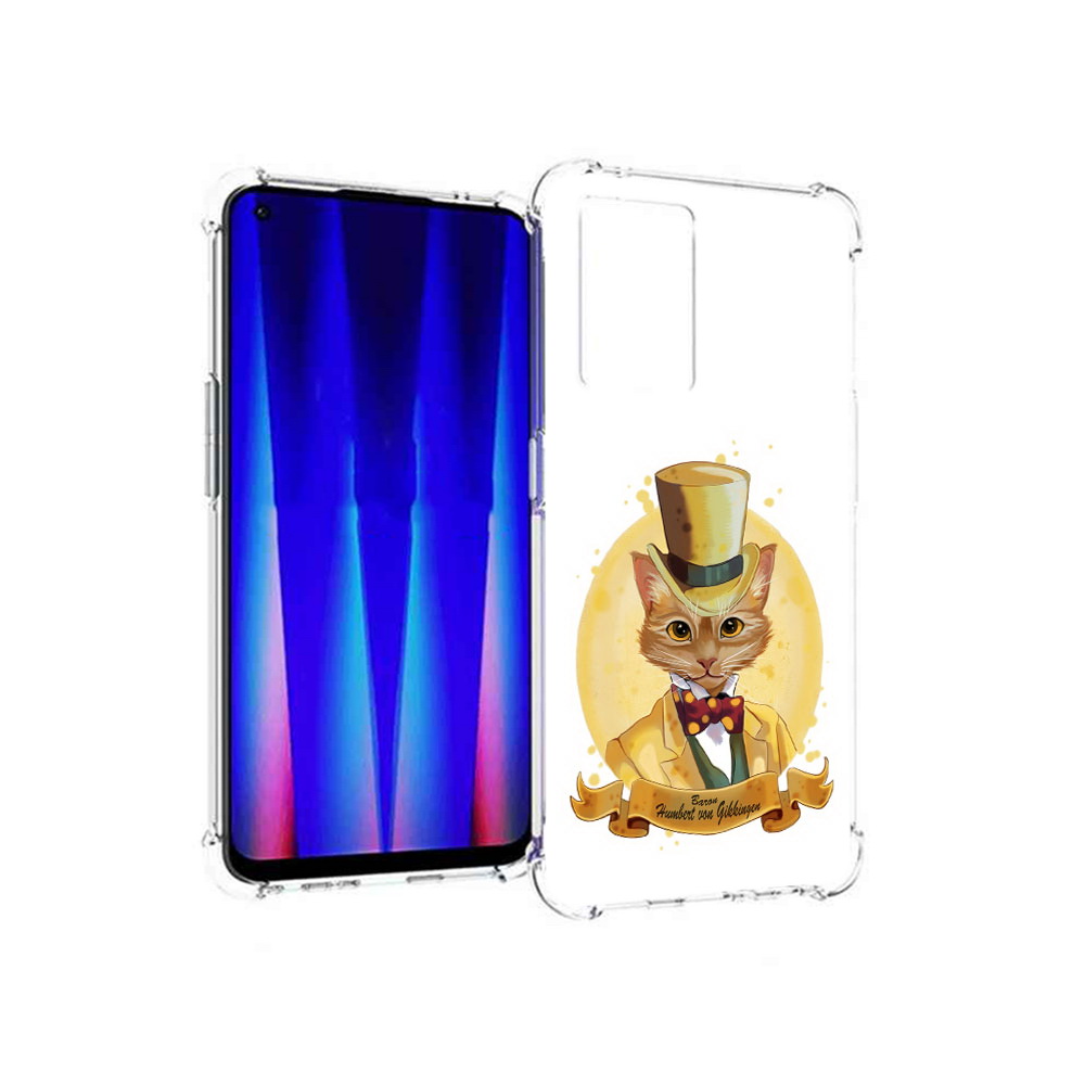 

Чехол MyPads Tocco для OnePlus Nord CE 5G кот юрист, Прозрачный, Tocco