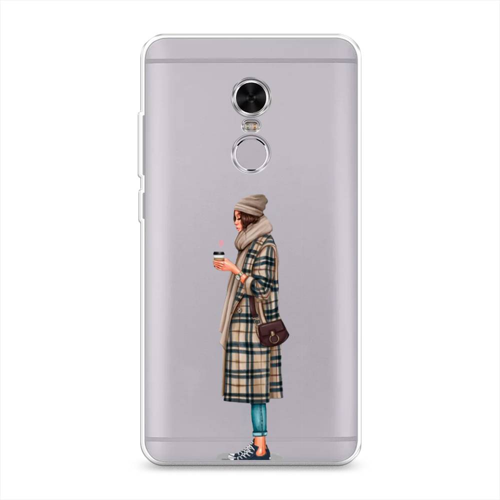 

Чехол на Xiaomi Redmi Note 4 "Утренний кофе", Коричневый;бежевый, 31850-6