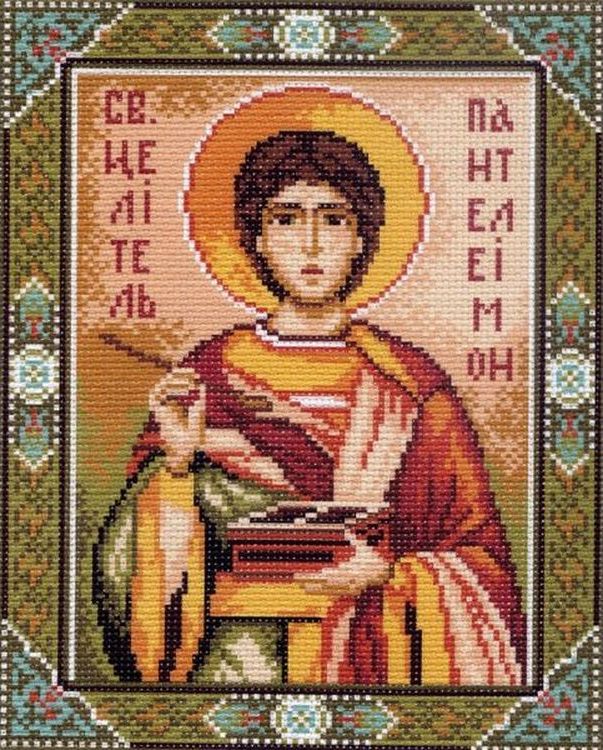 

Рисунок на канве Матренин Посад Святой Пантелеймон 0723-1