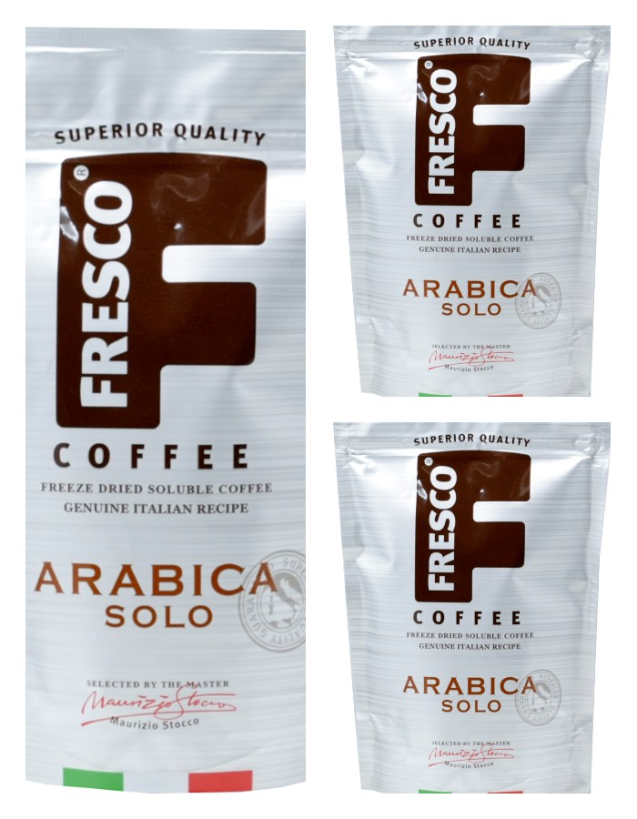 Кофе растворимый Fresco Arabica Solo, 75 г х 3 шт