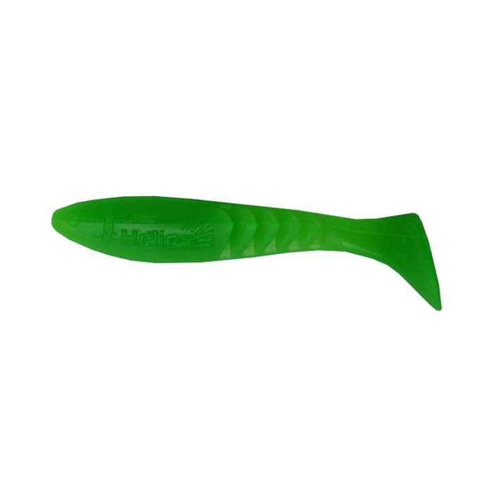 

Виброхвост Helios Slash Electric green, 6.7 см, 10 шт. (HS-19-007), Зеленый, Slash