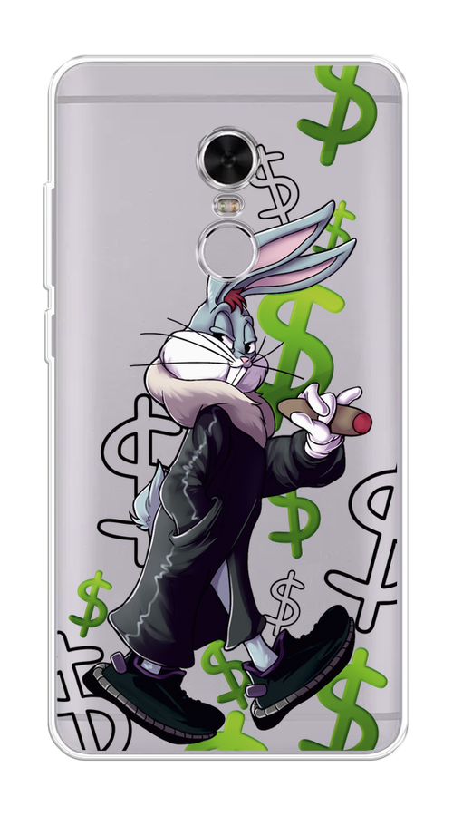 

Чехол на Xiaomi Redmi Note 4 "Rich Bugs Bunny", Зеленый;черный;голубой, 31850-6