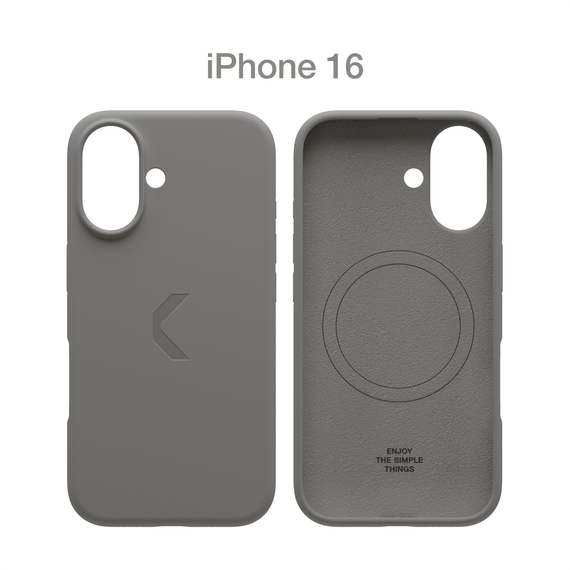 Чехол Commo Shield Case для Apple iPhone 16 с поддержкой беспроводной зарядки, Graphite