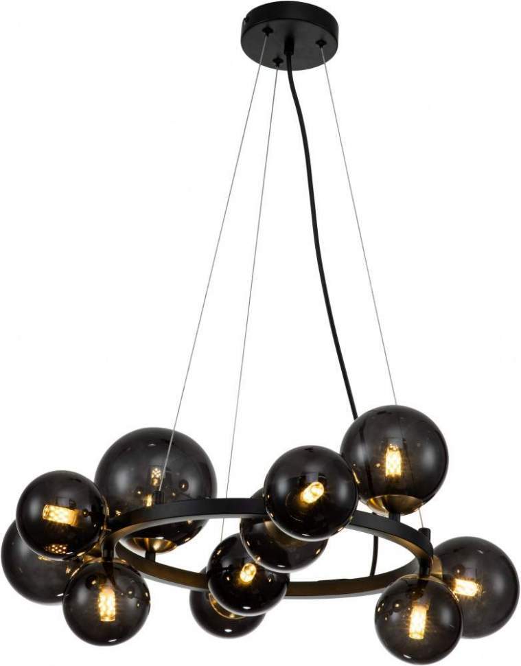 

Indigo Люстра подвесная Molecola V000195 (11018/11P Black)