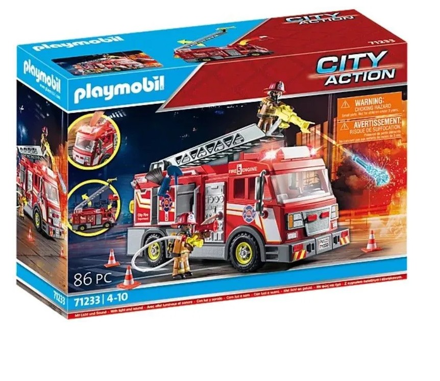 

Игровой набор Playmobil City Action Пожарная машина 71233, City Action