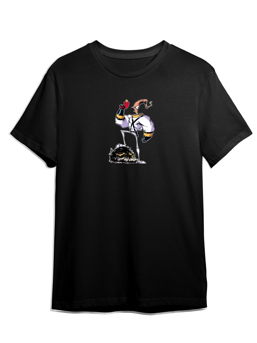 

Футболка унисекс СувенирShop Червяк Джим / Earthworm Jim 4 черная 3XL (56-58), Черный, Компьютерная игра "Червяк Джим / Earthworm Jim" 4