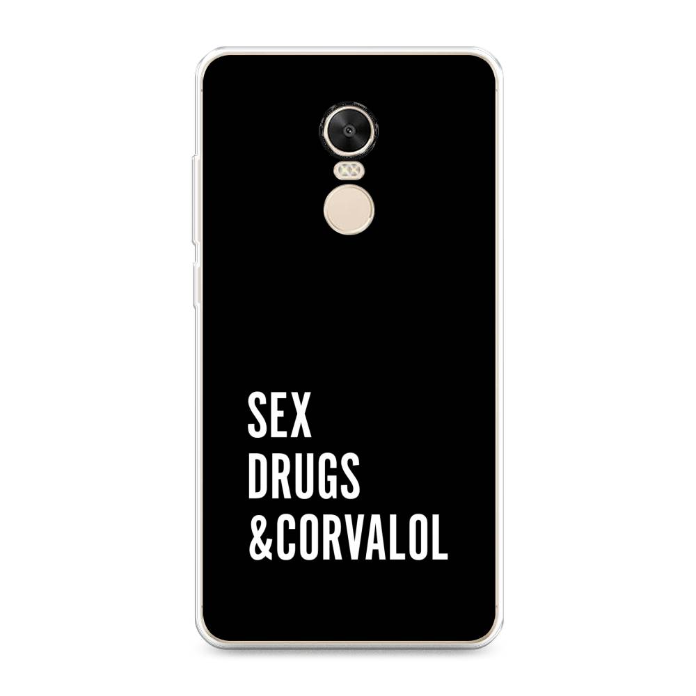 

Чехол на Xiaomi Redmi Note 4X "Corvalol", Черный;серый;белый, 31950-6