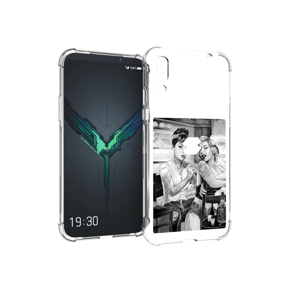 

Чехол MyPads Tocco для Xiaomi Black Shark 2 тату мастер (PT144492.263.637), Прозрачный, Tocco