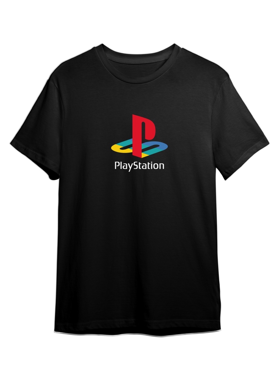 фото Футболка унисекс сувенирshop приставка "playstation / плэйстейшн" 1 черная 2xl (52-54)