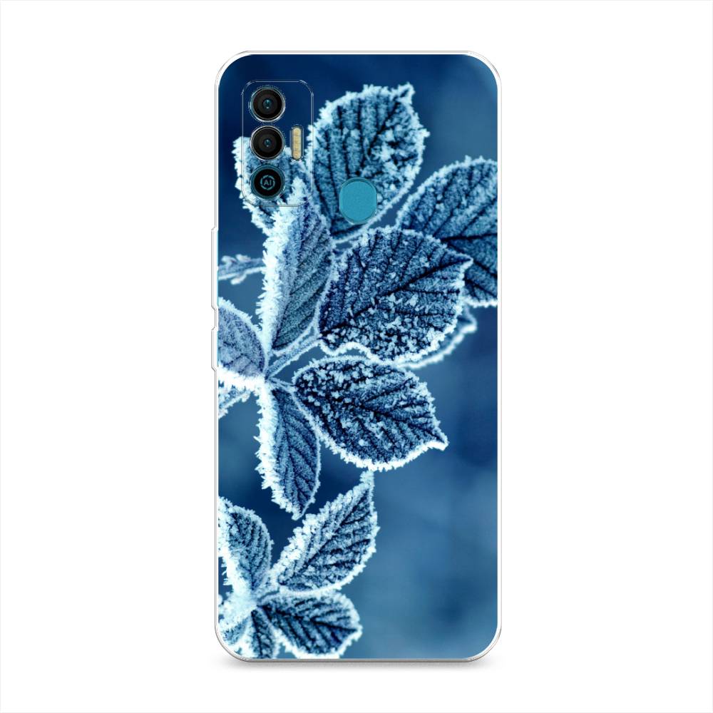 

Чехол для Tecno Spark 7 "Зима 6", Голубой;белый, 301050-2