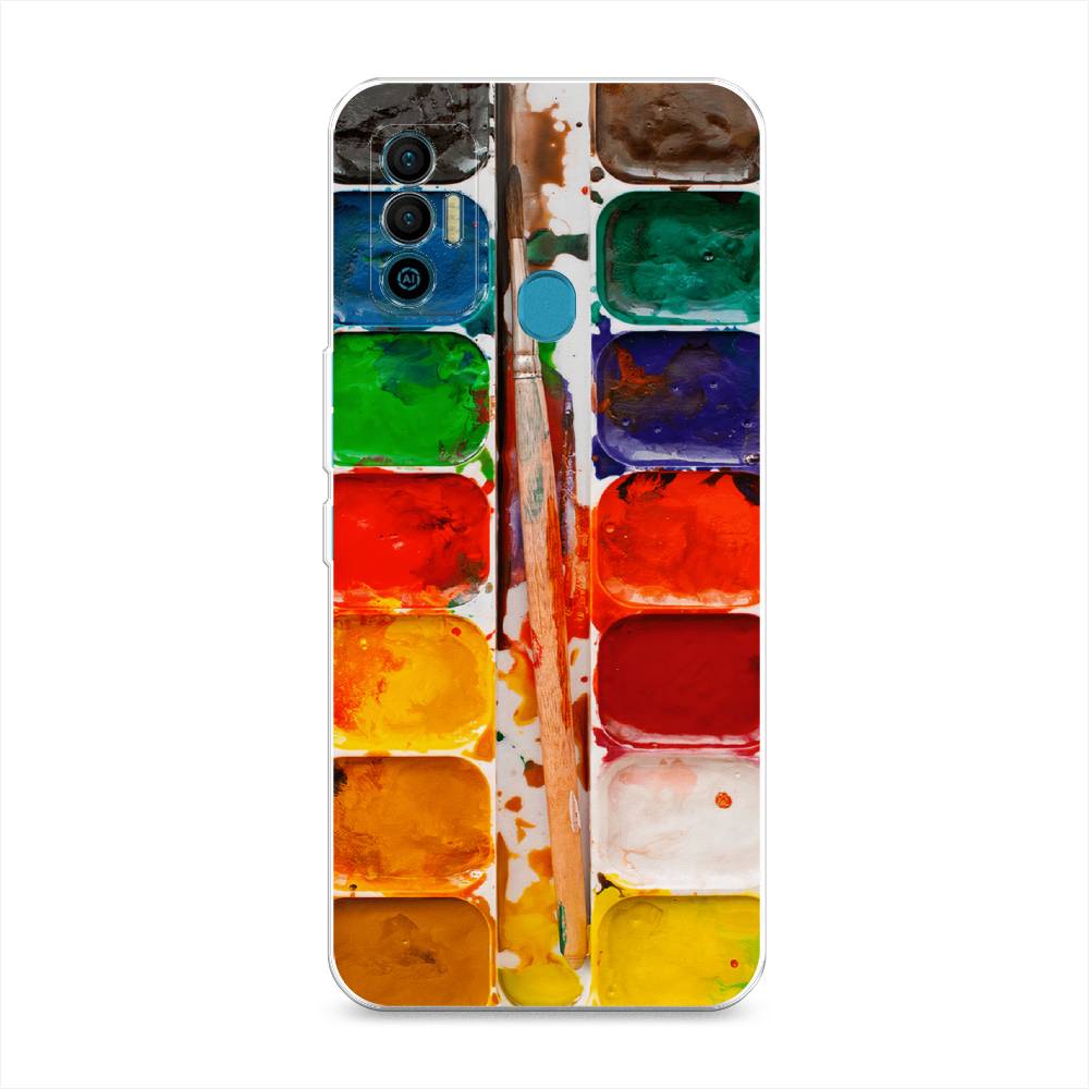 

Чехол для Tecno Spark 7 "Акварель", 301050-4