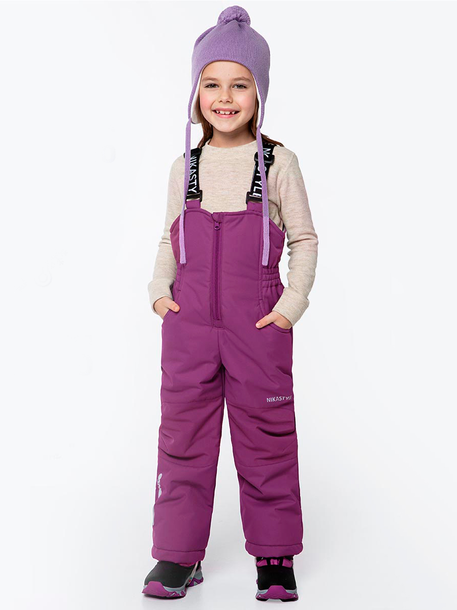 

Полукомбинезон детский NIKASTYLE 3з5024, брусника, 104, Фиолетовый, 3з5024