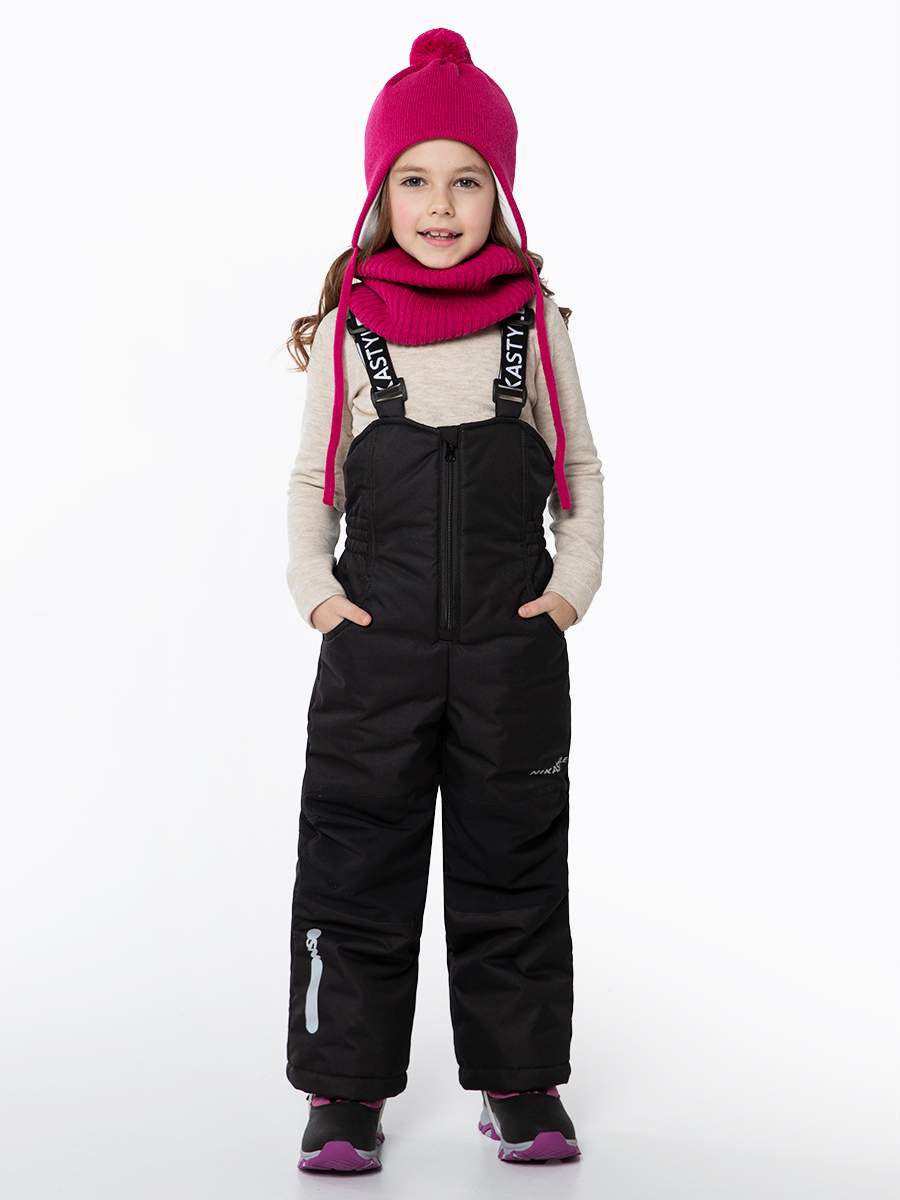 

Полукомбинезон детский NIKASTYLE 3з5024, черный, 140, 3з5024