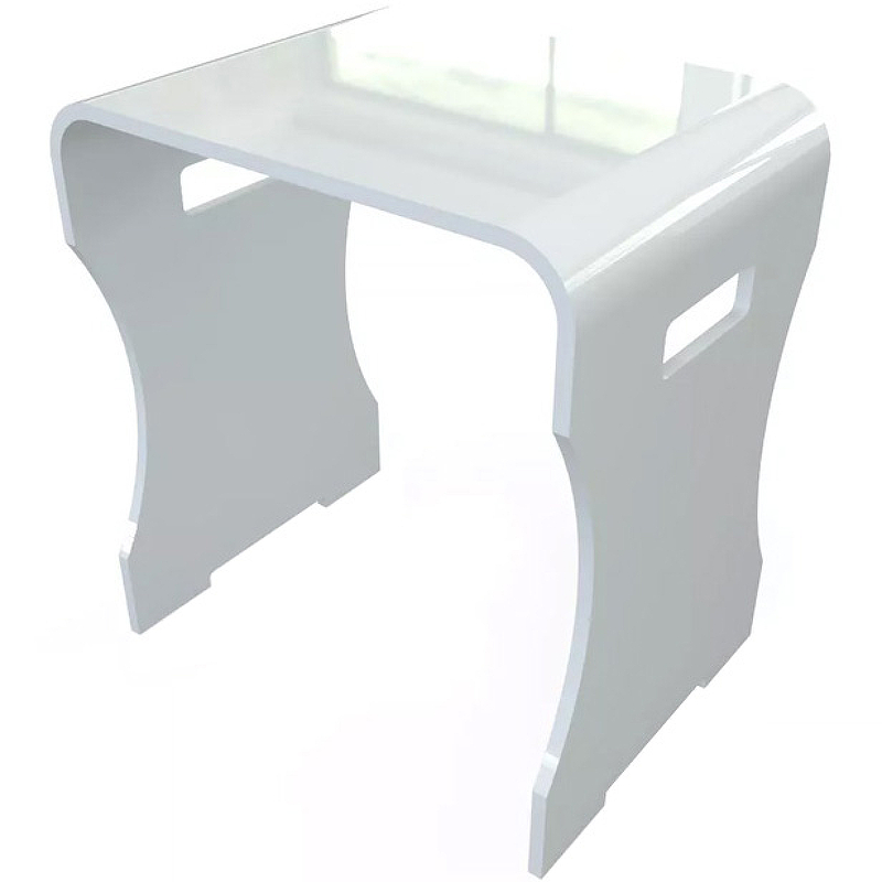 Табурет в ванную Creto 1-01SDDW Белый