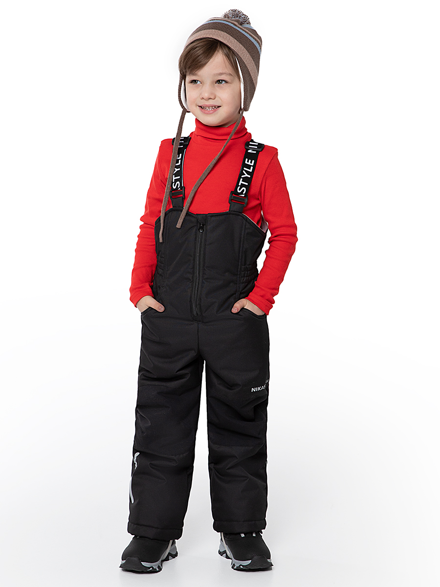 

Полукомбинезон детский NIKASTYLE 3з5124, черный, 122, 3з5124