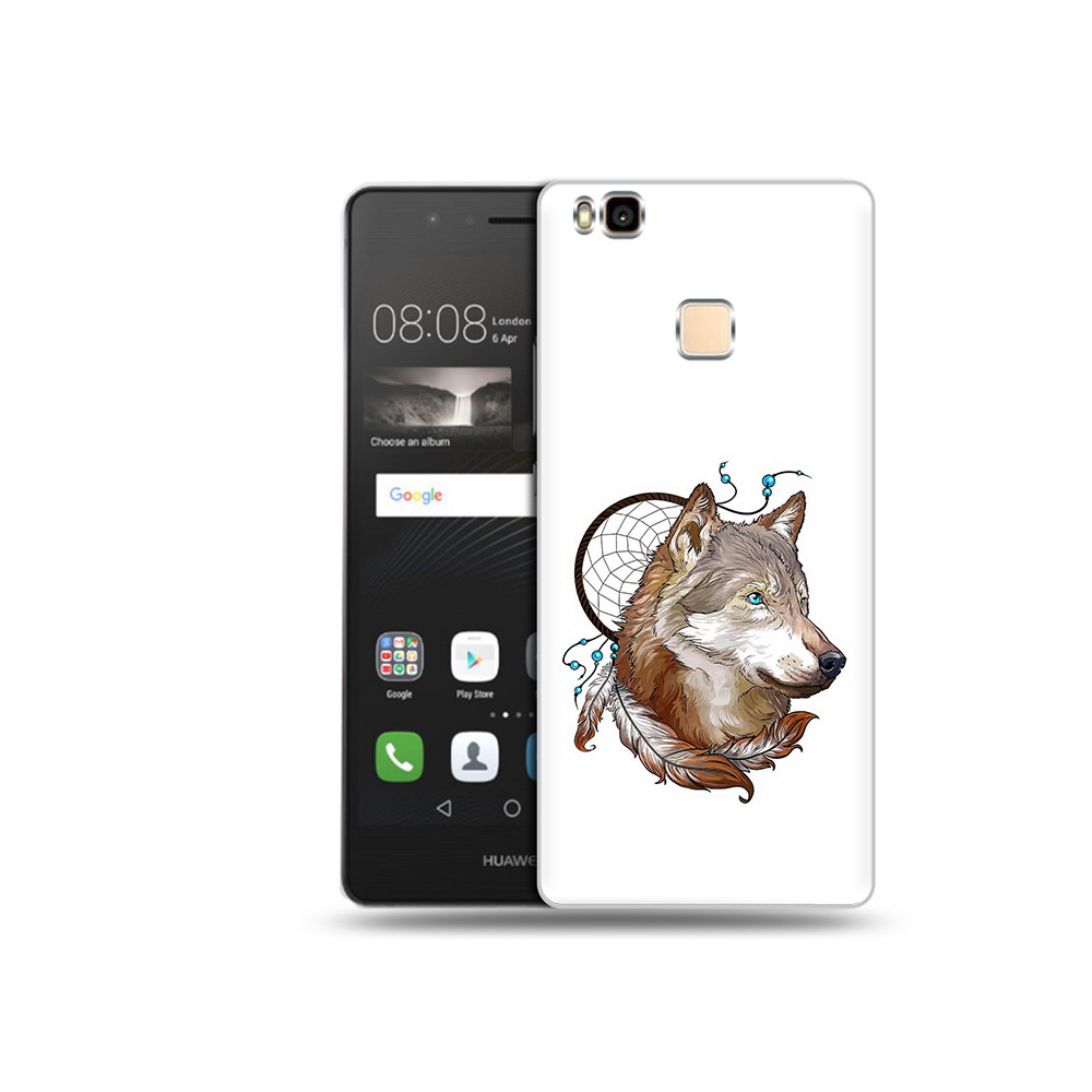 

Чехол MyPads Tocco для Huawei P9 Lite волк и ловец снов (PT74547.57.269), Прозрачный, Tocco
