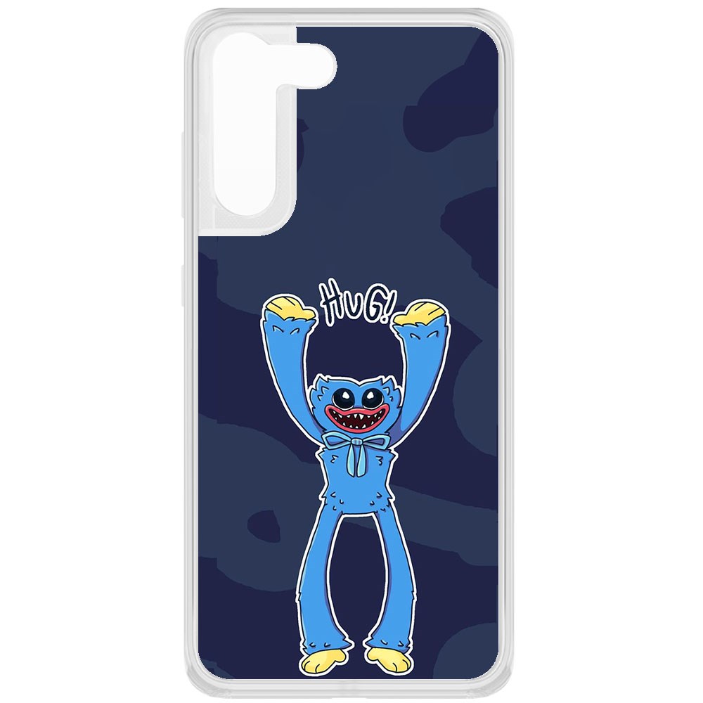 фото Чехол-накладка krutoff clear case хаги ваги обнимашки для samsung galaxy s21 fe